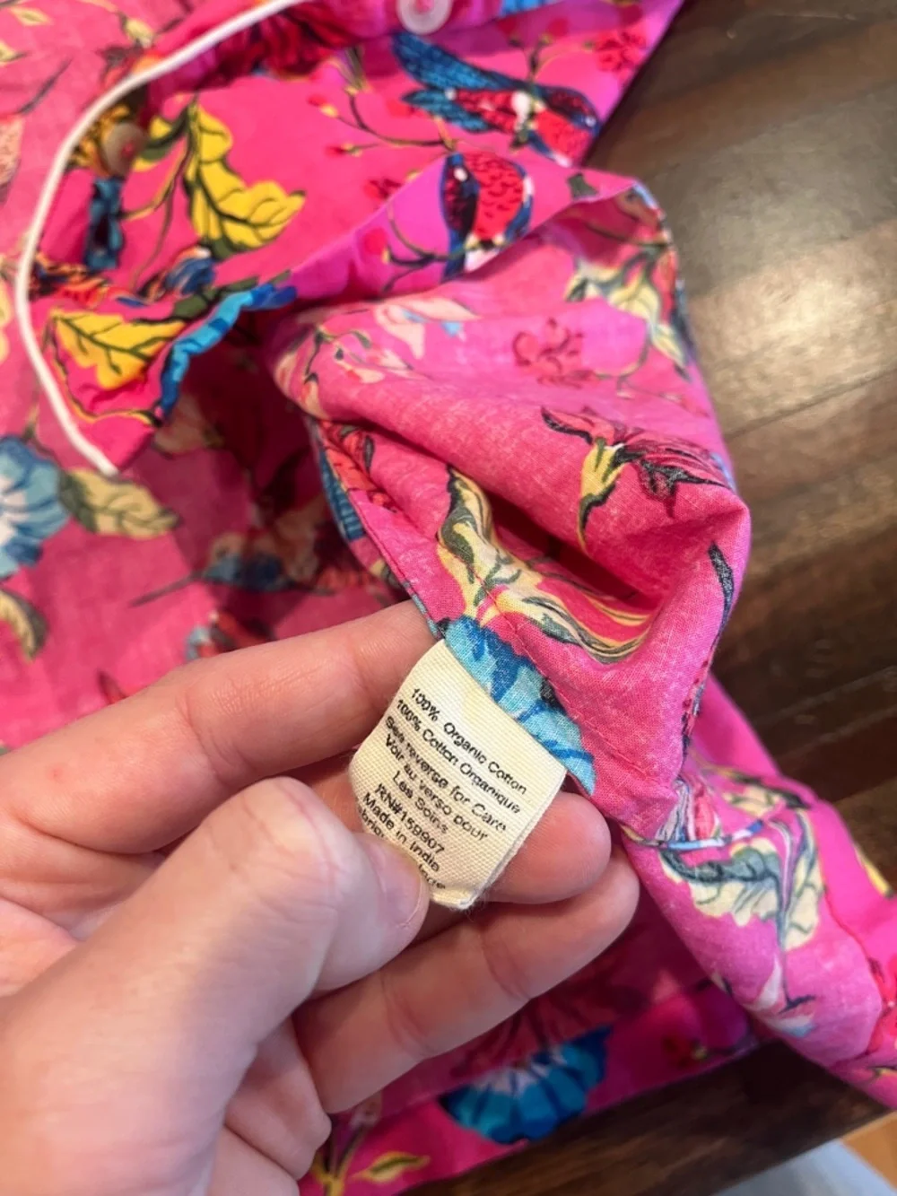 Print Fresh Organic Cotton Pajama set- large